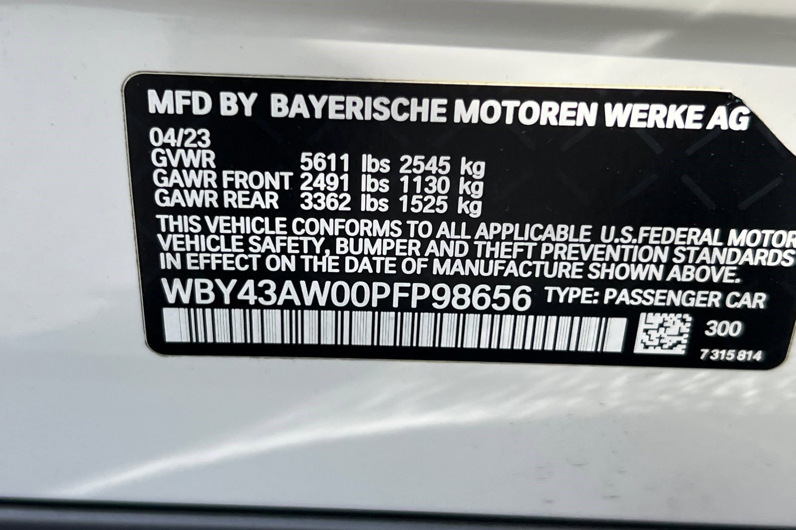 Certified 2023 BMW i4 eDrive35 w/ Premium Package RWD image 17