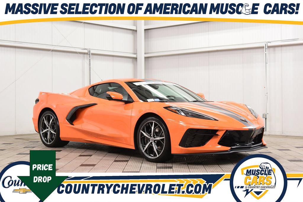 Used 2023 Chevrolet Corvette Stingray Preferred Cpe w/ Z51 Performance Package RWD image 1