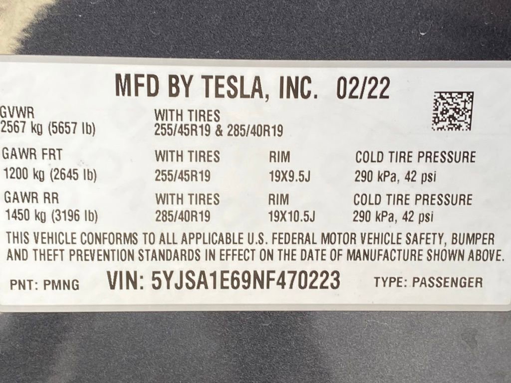 Used 2022 Tesla Model S Plaid AWD/4WD image 36