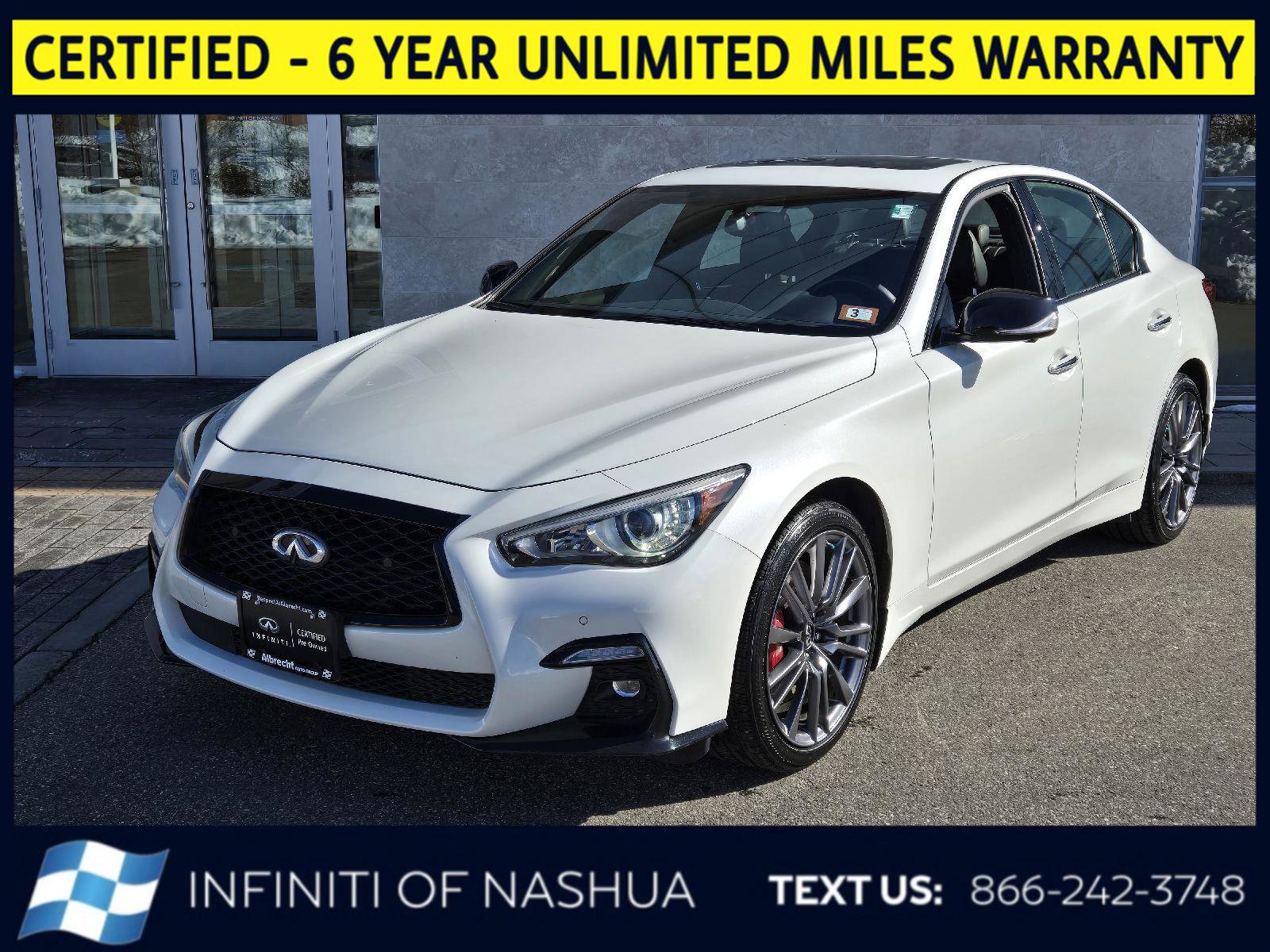 Certified 2024 INFINITI Q50 Red Sport 400 image 1