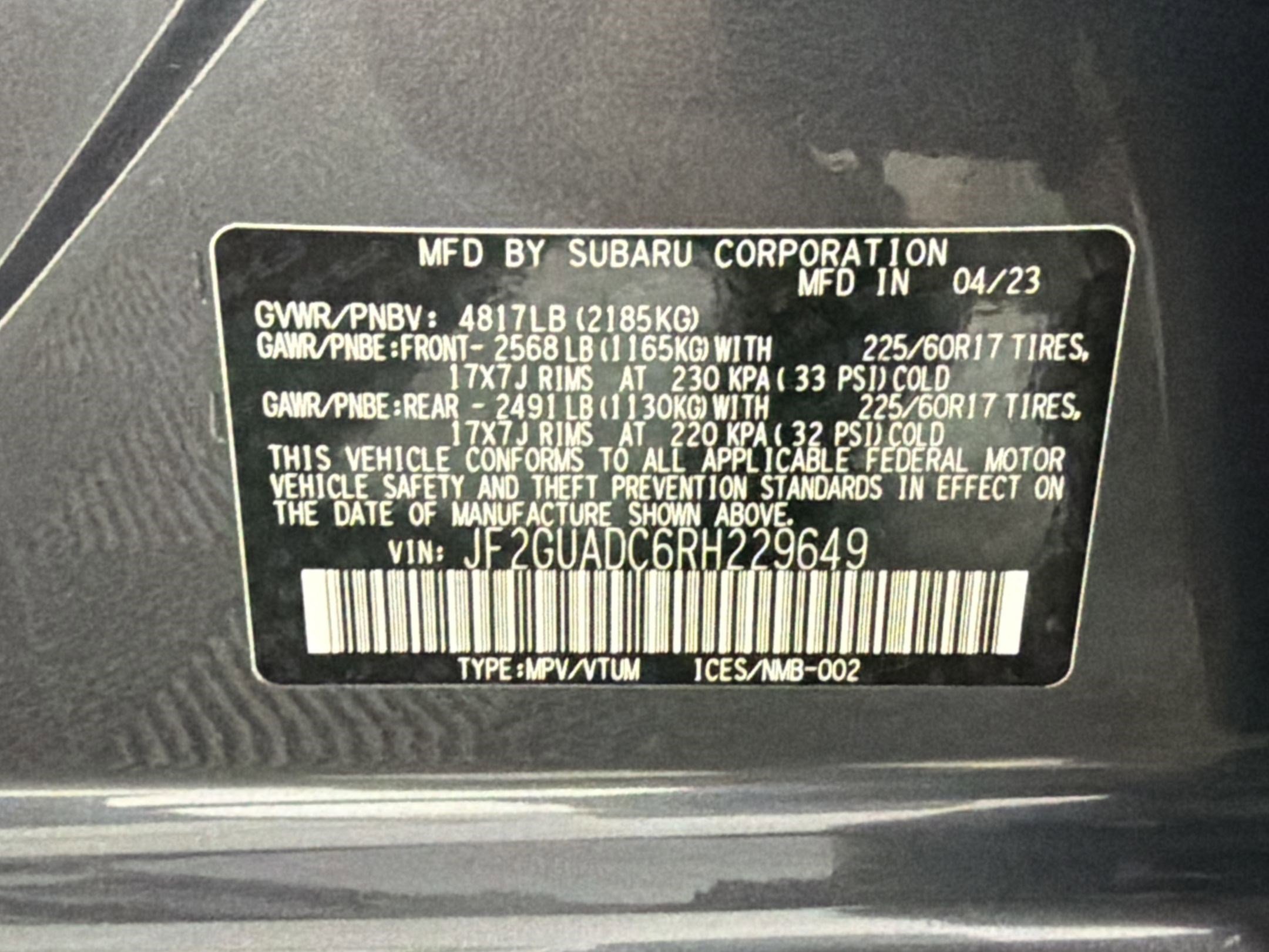 Used 2024 Subaru Crosstrek 2.0i Premium image 20