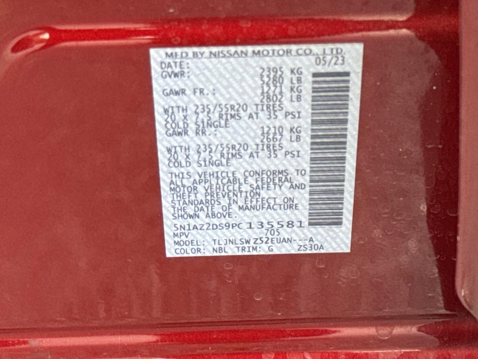 Used 2023 Nissan Murano Platinum w/ Cargo Package image 30