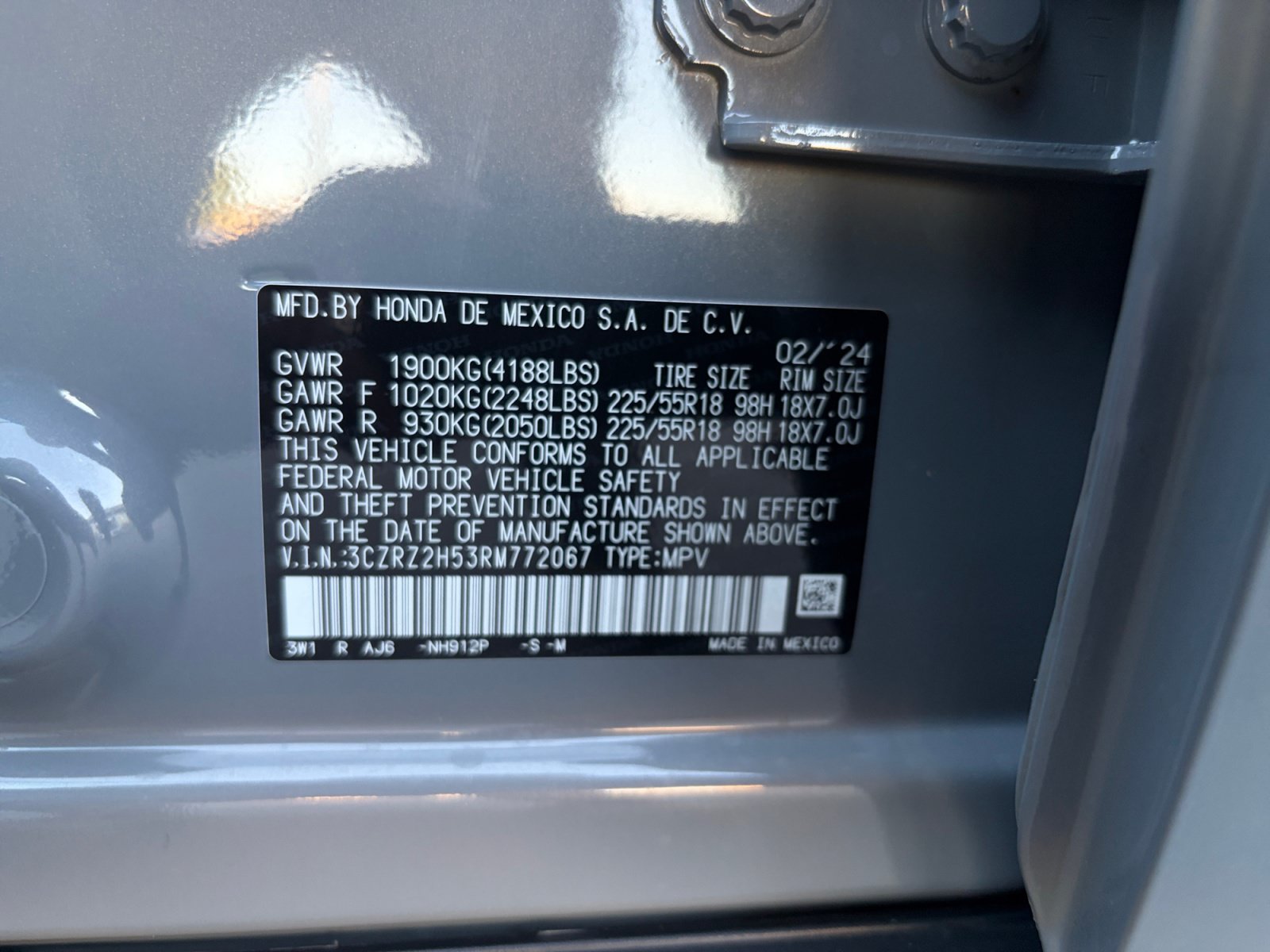 Used 2024 Honda HR-V Sport image 34