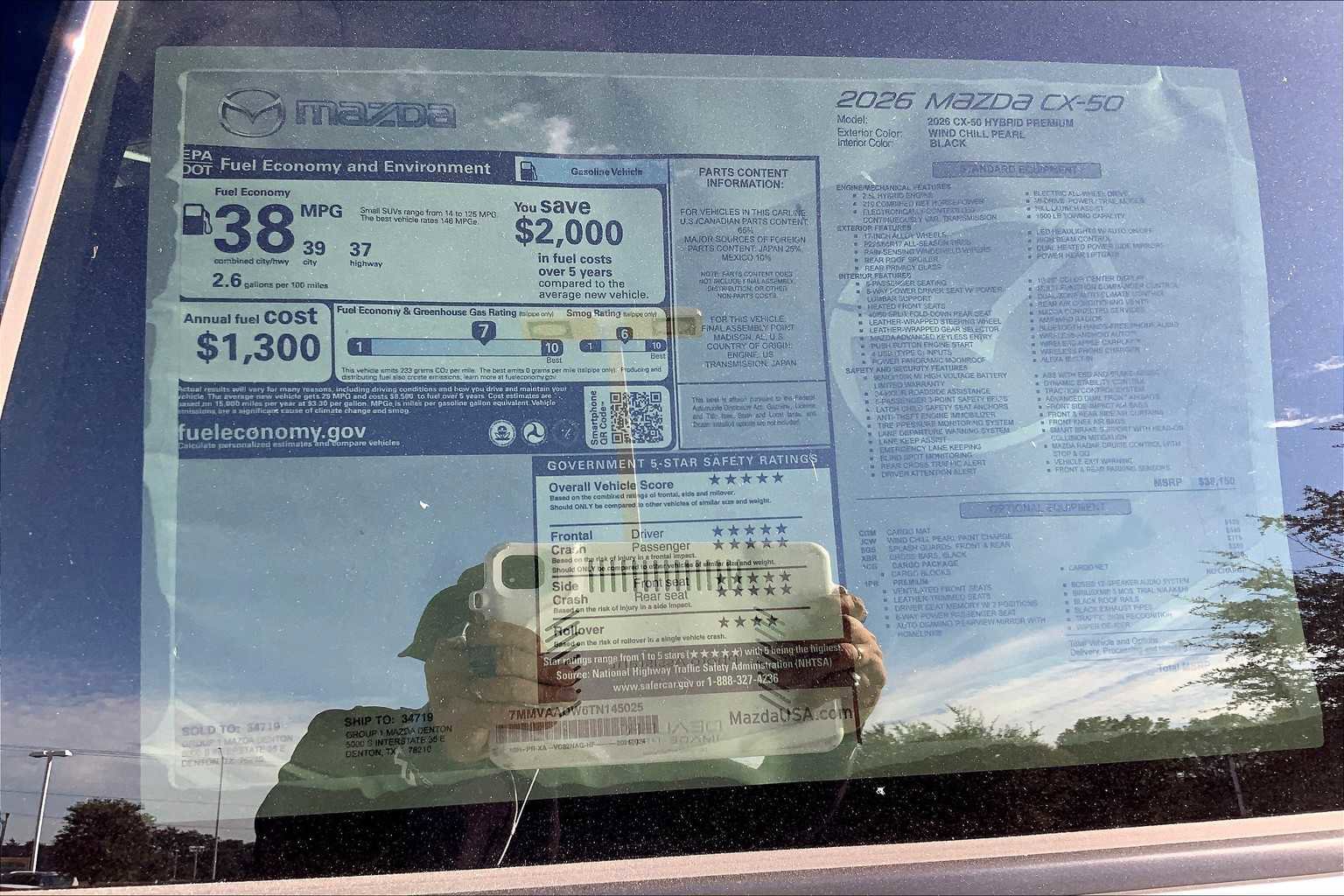 New 2026 MAZDA CX-50 AWD 2.5 Hybrid w/ Cargo Package image 20