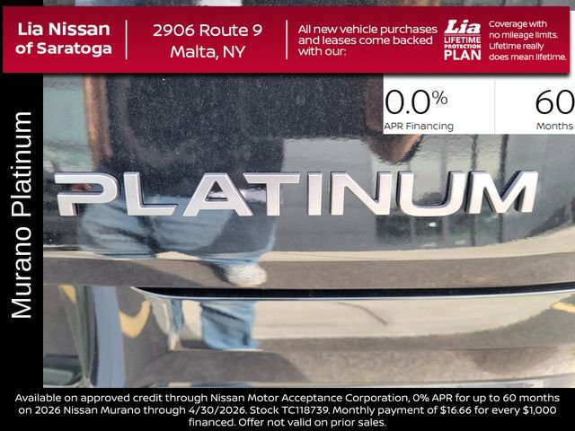 New 2026 Nissan Murano Platinum image 5