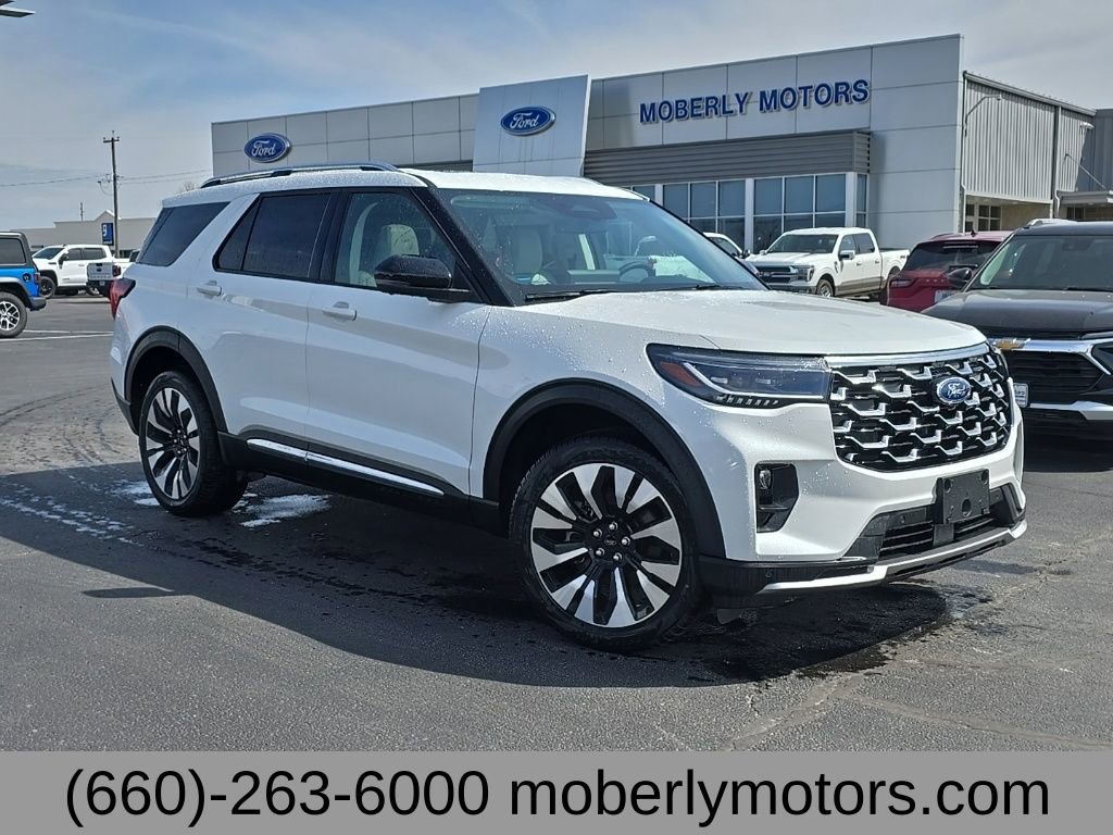 New 2026 Ford Explorer Platinum w/ LUX Leather Package