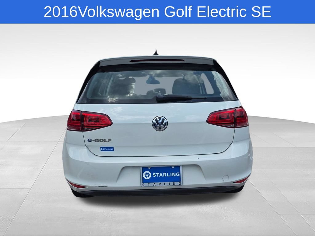 Used 2016 Volkswagen e-Golf SE w/ DC Fast Charging Package FWD image 8