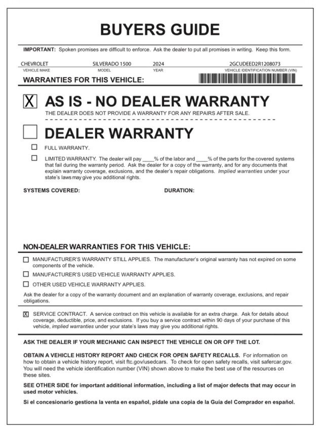 Used 2024 Chevrolet Silverado 1500 RST w/ LPO, Dark Essentials Package image 30