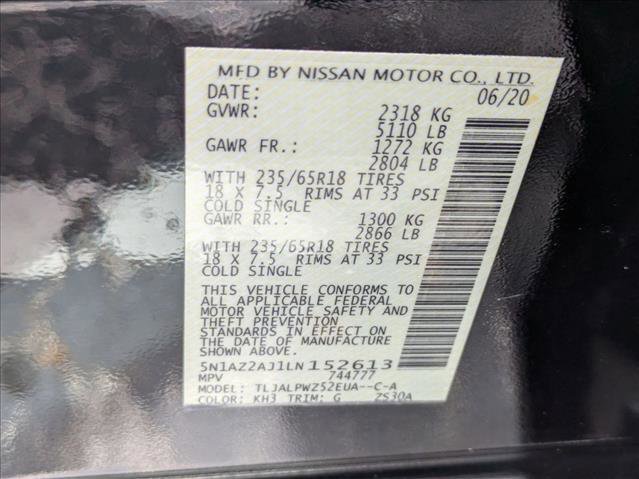 Used 2020 Nissan Murano S w/ Technology Package FWD image 23