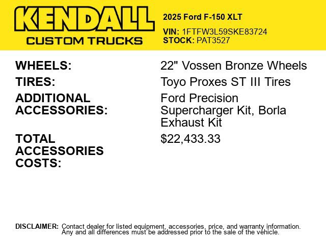 Used 2025 Ford F150 XLT w/ Equipment Group 303A High AWD/4WD image 2