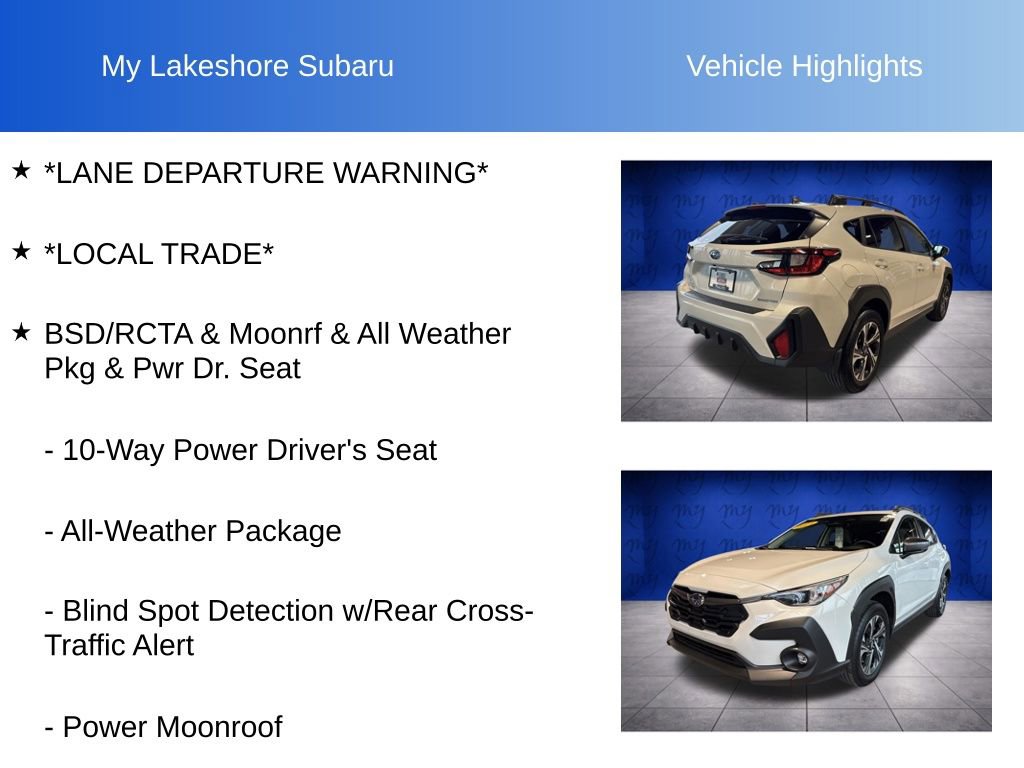 Certified 2024 Subaru Crosstrek 2.0i Premium image 7