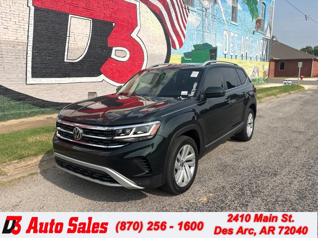 Used 2021 Volkswagen Atlas SEL w/ MDO Package (Bench Seat) AWD/4WD image 1
