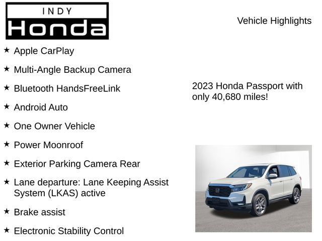 Used 2023 Honda Passport EX-L image 7