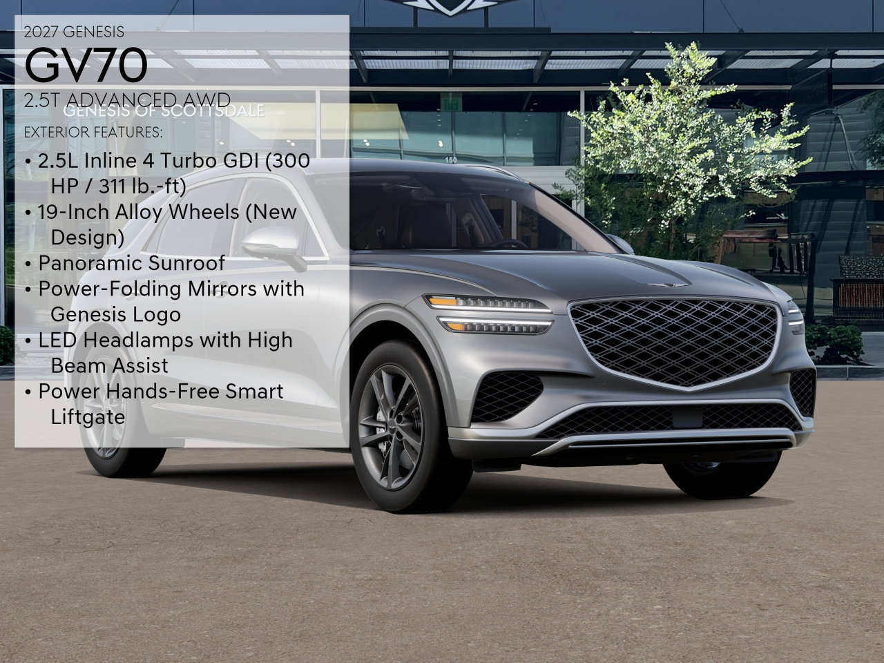 New 2027 Genesis GV70 2.5T Advanced AWD/4WD image 3