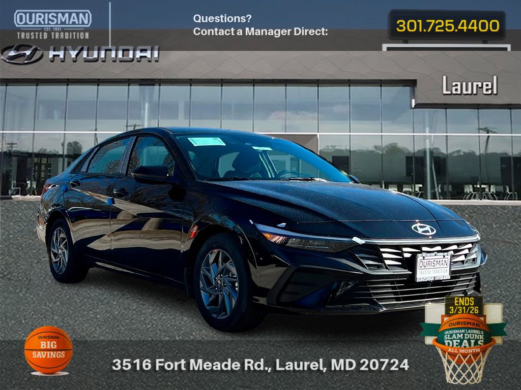 New 2026 Hyundai Elantra Blue