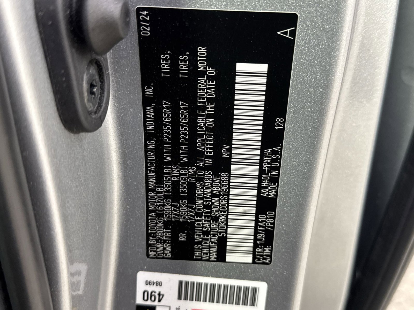 Used 2024 Toyota Sienna LE FWD image 42