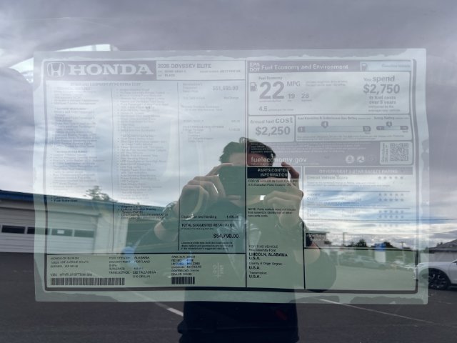New 2026 Honda Odyssey Elite image 33