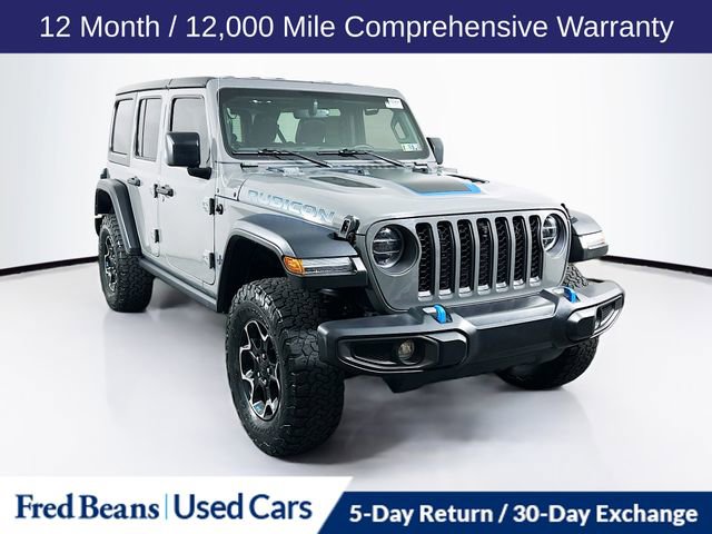 Used 2022 Jeep Wrangler Unlimited Rubicon 4xe image 1