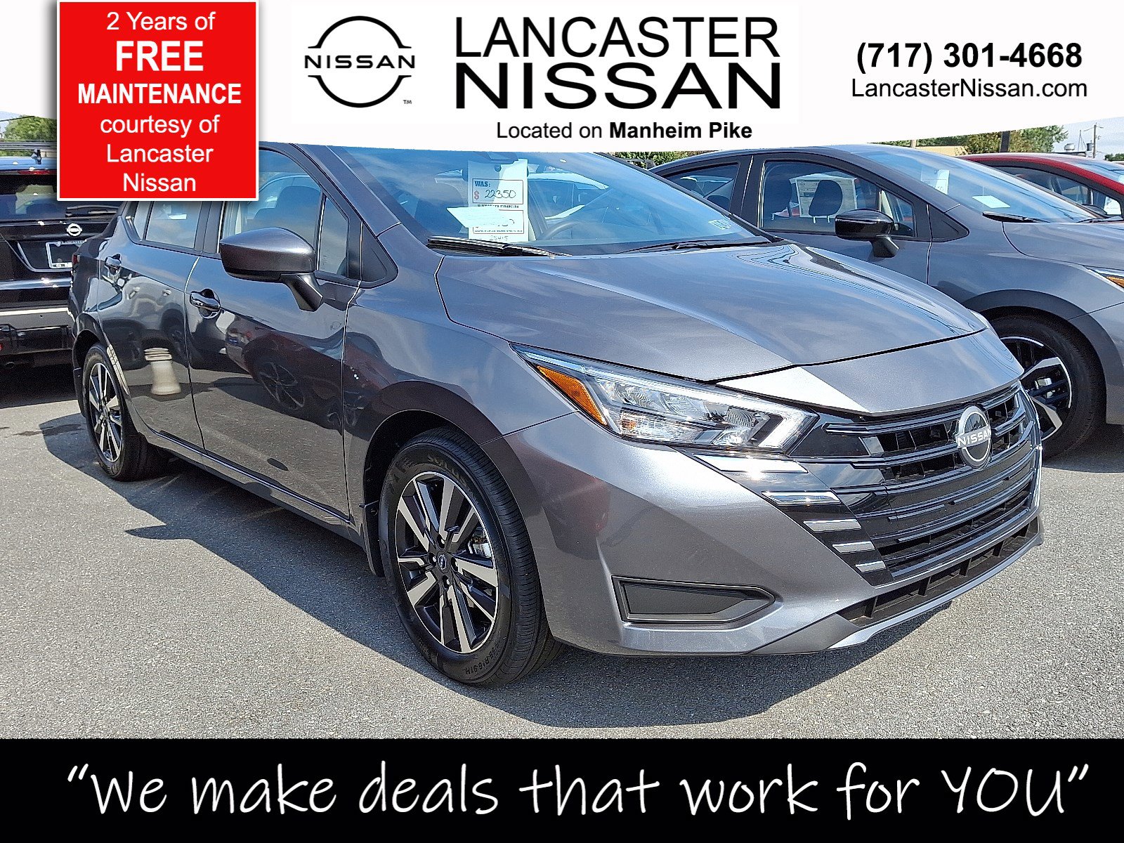 New 2025 Nissan Versa SV w/ Trunk Package