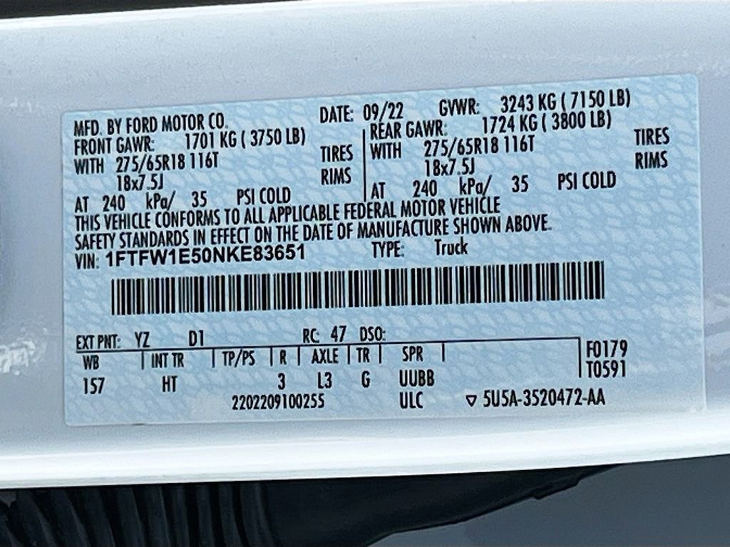 Used 2022 Ford F150 Lariat image 31