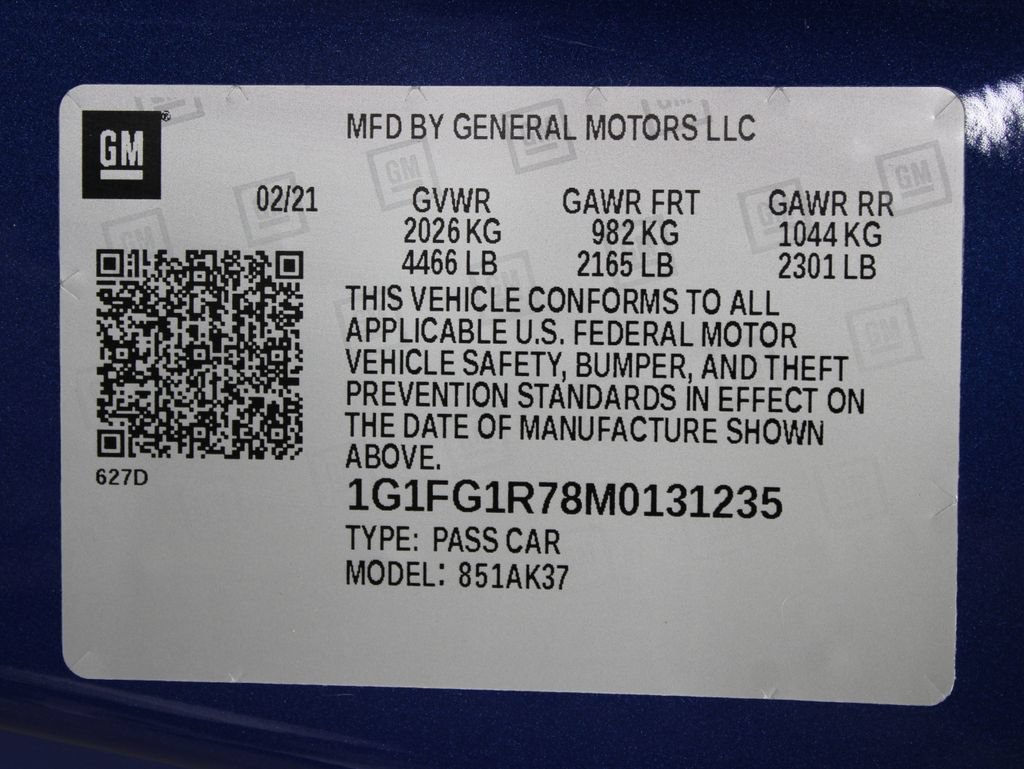 Used 2021 Chevrolet Camaro SS w/ LPO, Camaro Logo Package RWD image 63