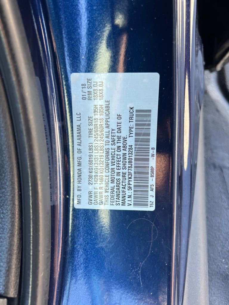 Used 2018 Honda Ridgeline RTL-E image 33