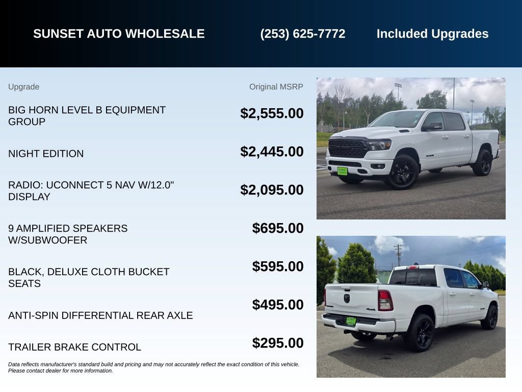 Used 2022 RAM 1500 Big Horn AWD/4WD image 22