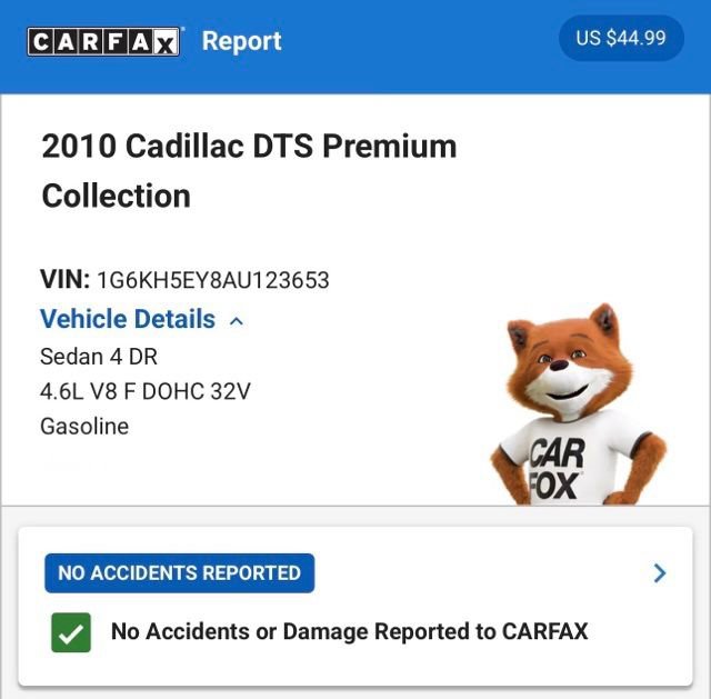 Used 2010 Cadillac DTS Premium w/ Driver Awareness Package image 4