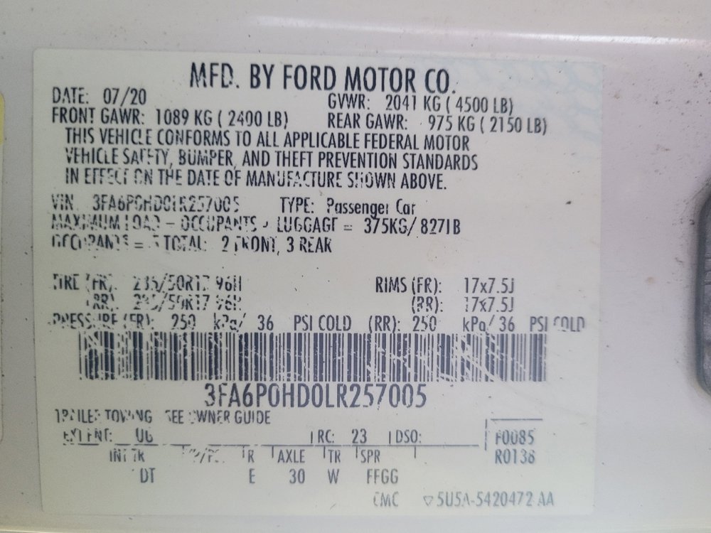 Used 2020 Ford Fusion SE image 33