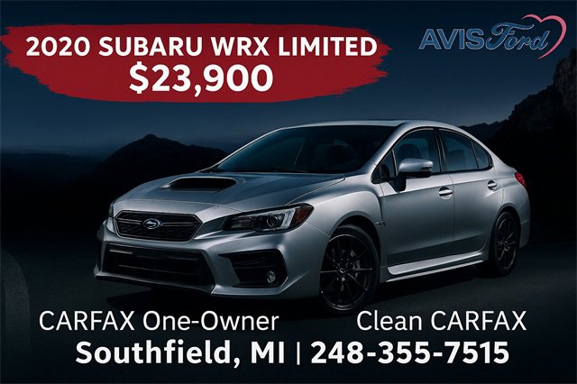 Used 2020 Subaru WRX Limited w/ Popular Package #3 (IZT)