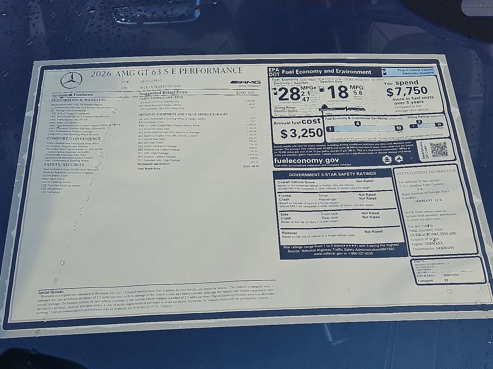 New 2026 Mercedes-Benz AMG GT 63 S image 19