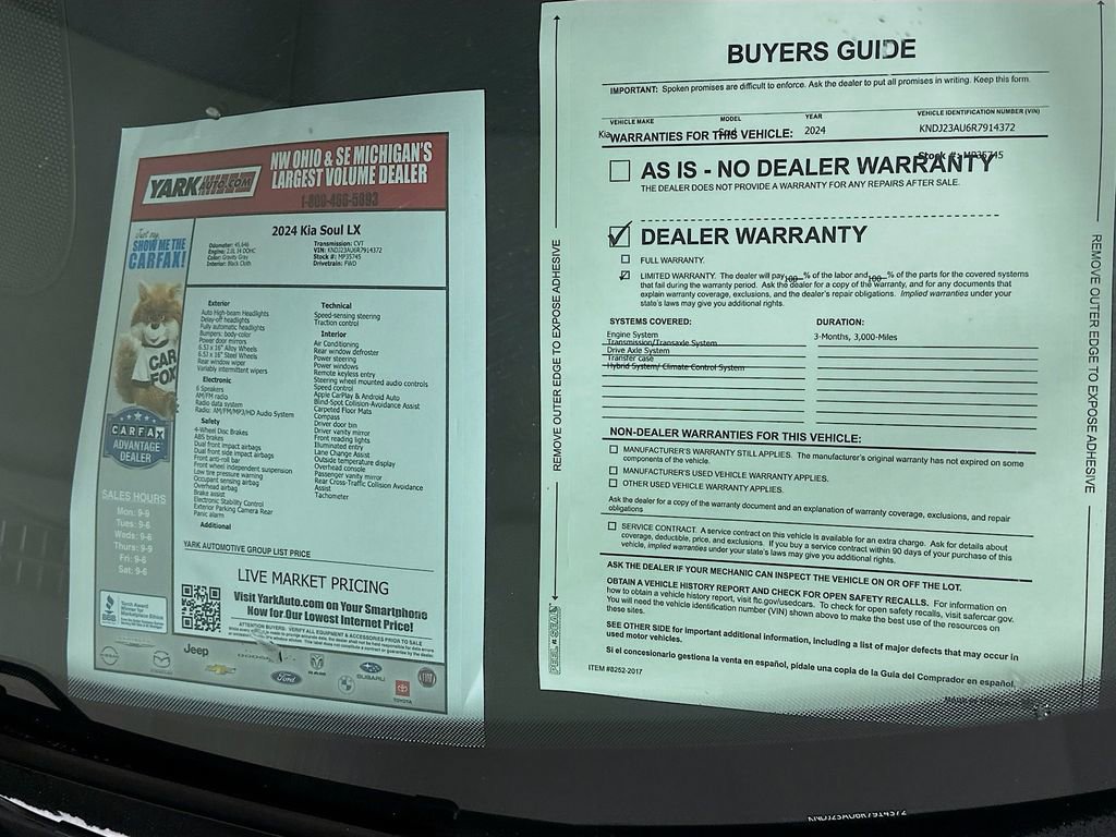 Used 2024 Kia Soul LX w/ Option Group 015 image 13