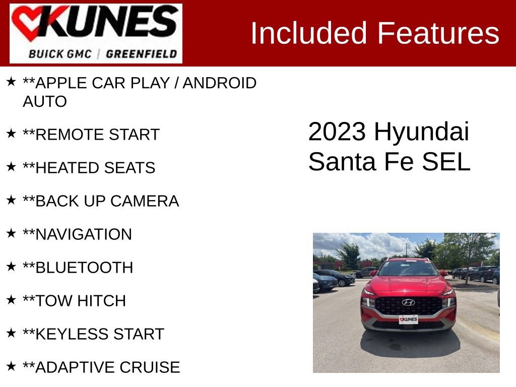 Used 2023 Hyundai Santa Fe SEL image 2