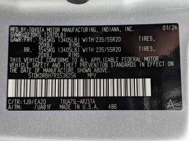 Used 2024 Toyota Highlander XSE AWD/4WD image 29