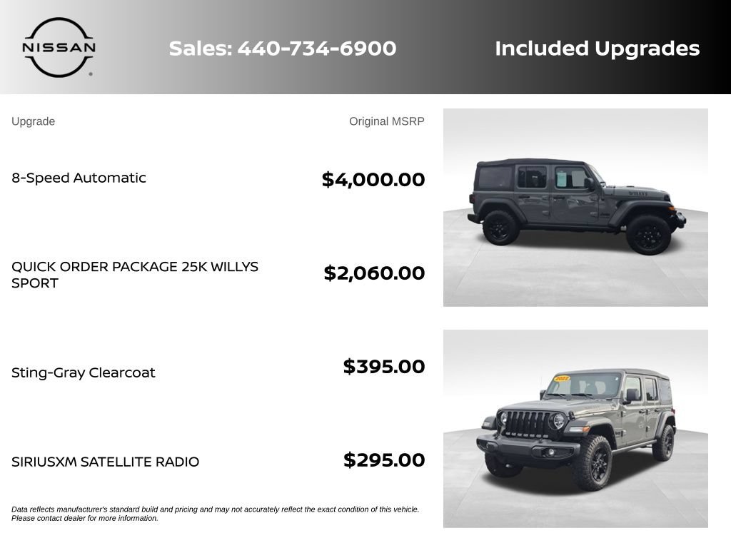 Used 2022 Jeep Wrangler Unlimited Sport AWD/4WD image 6