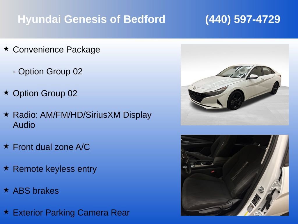 Used 2021 Hyundai Elantra SEL w/ Convenience Package FWD image 7