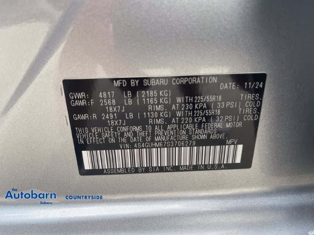 Certified 2025 Subaru Crosstrek 2.5i Limited AWD/4WD image 29