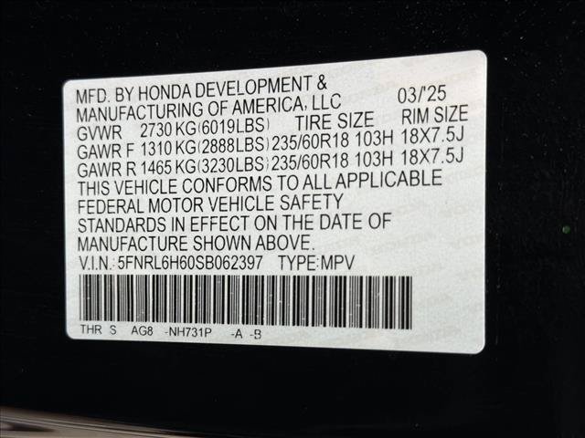 Used 2025 Honda Odyssey EX-L image 27