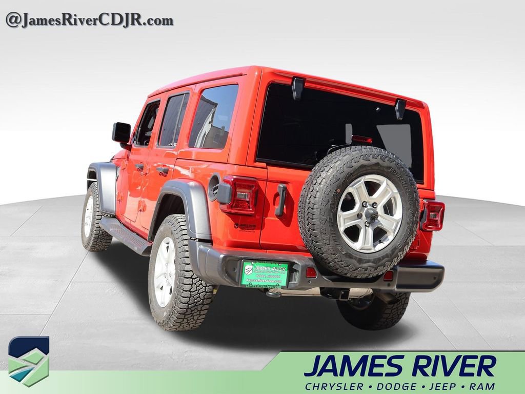 Used 2021 Jeep Wrangler Unlimited Sport w/ Sun And Sound Package AWD/4WD image 3