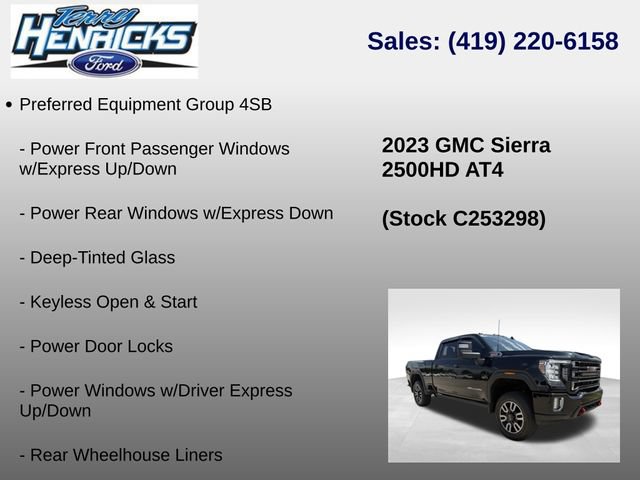 Used 2023 GMC Sierra 2500 AT4 w/ AT4 Premium Plus Package AWD/4WD image 12