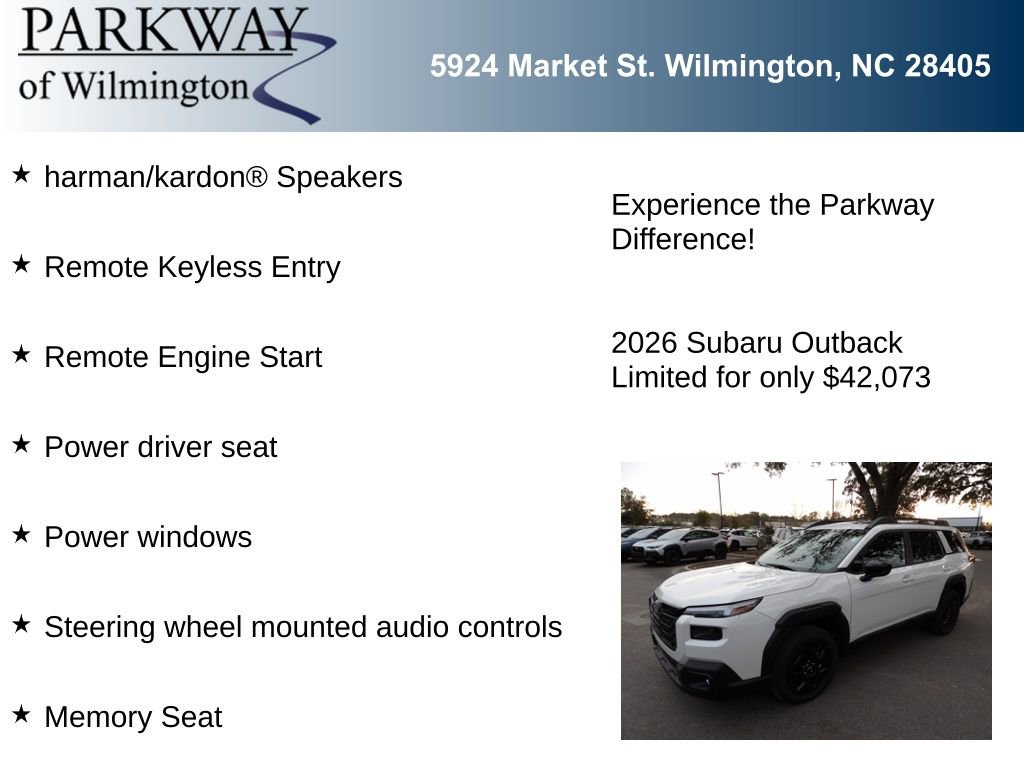 Used 2026 Subaru Outback Limited w/ Premium/Limited Package image 6