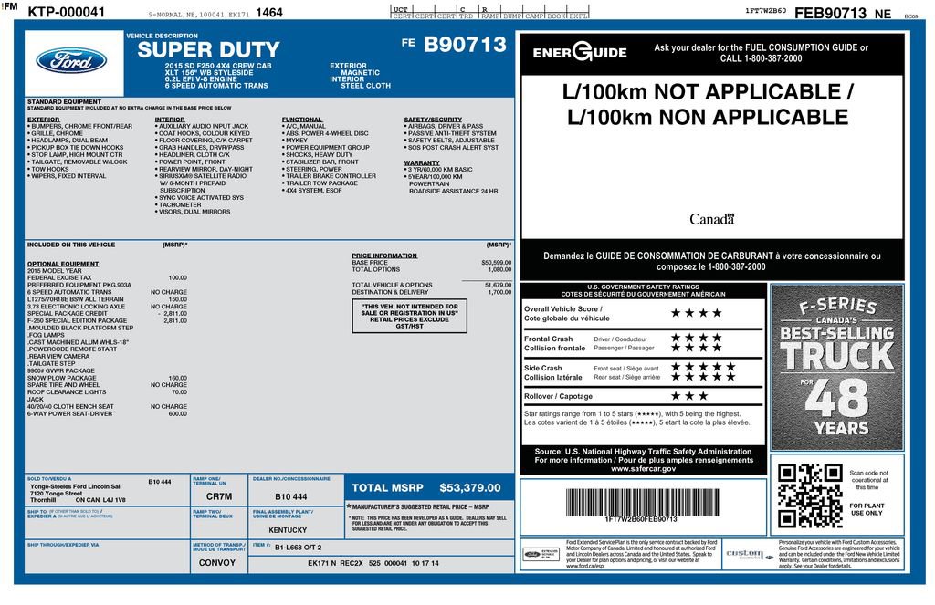 Used 2015 Ford F250 XLT w/ Snow Plow Prep Package image 4