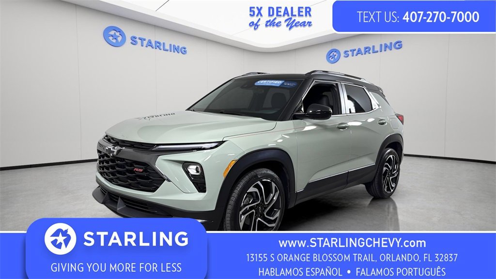 Used 2024 Chevrolet TrailBlazer RS w/ Driver Confidence Package