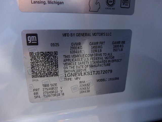 New 2026 Chevrolet Traverse RS w/ LPO, Floor Liner Package image 35