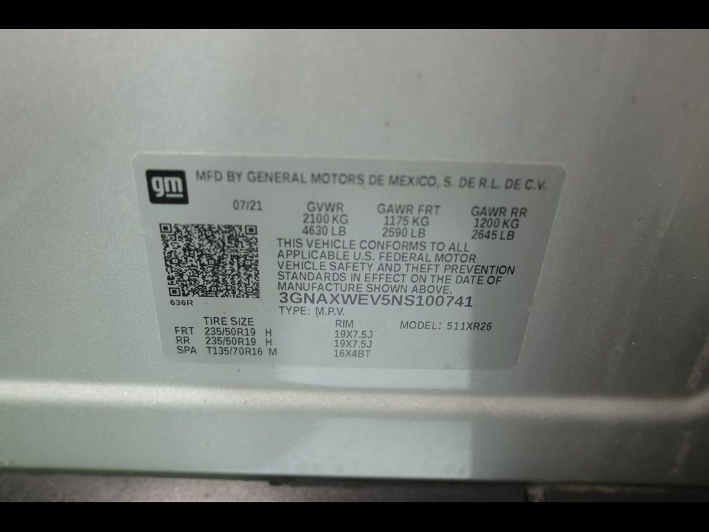 Used 2022 Chevrolet Equinox RS w/ Infotainment Package image 31