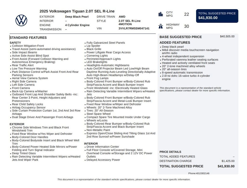 Used 2025 Volkswagen Tiguan SEL R-Line image 6