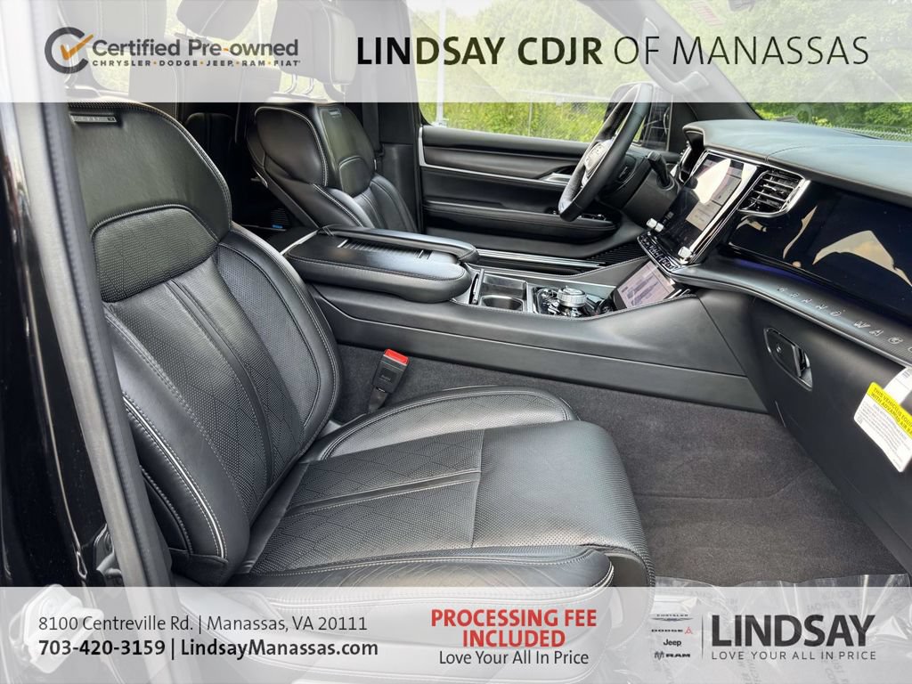 Certified 2024 Jeep Grand Wagoneer Series II Obsidian w/ Quick Order Packagew 28T AWD/4WD image 14