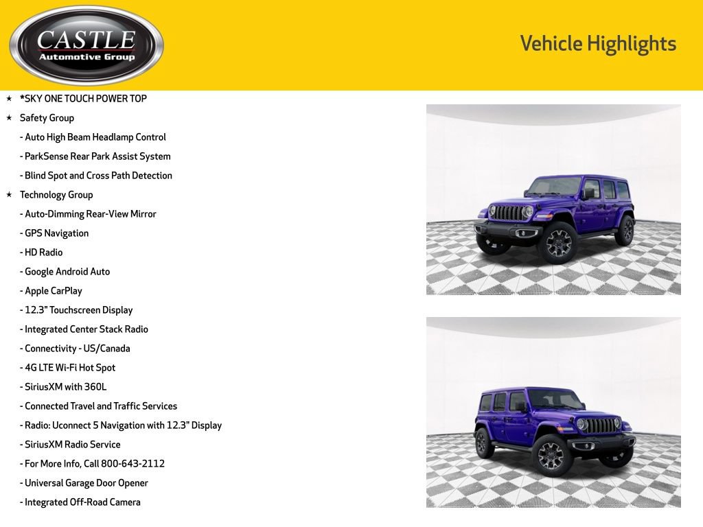 New 2026 Jeep Wrangler Unlimited Sahara AWD/4WD image 3