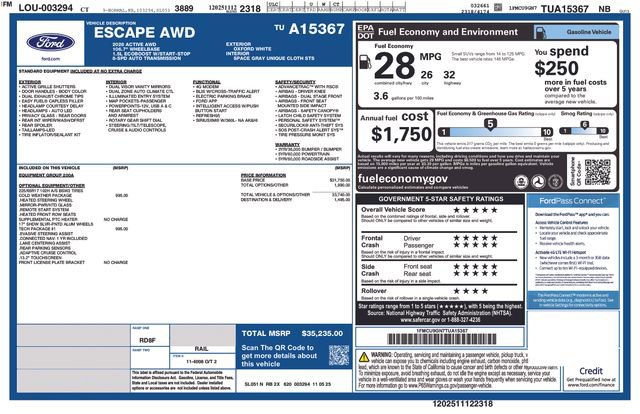 New 2026 Ford Escape Active w/ Tech Pack #1 image 11