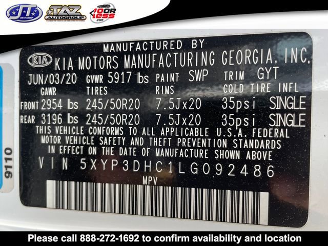Used 2020 Kia Telluride EX w/ EX Premium Package AWD/4WD image 23